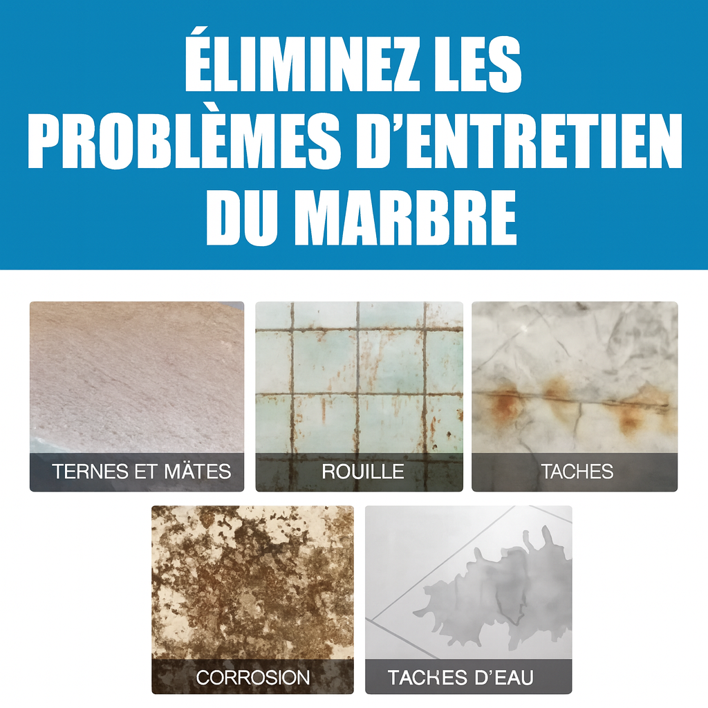 La solution N°1 pour un marbre éclatant