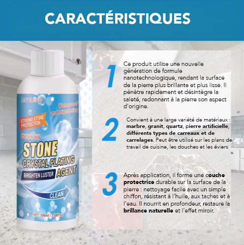 La solution N°1 pour un marbre éclatant