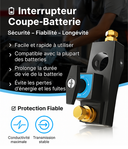Coupe-Batterie Universel 12V-24V